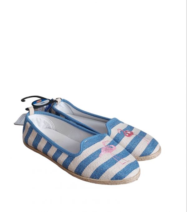 NOWE buty tenisówki espadryle Pepco 38 niebieski biały fleming