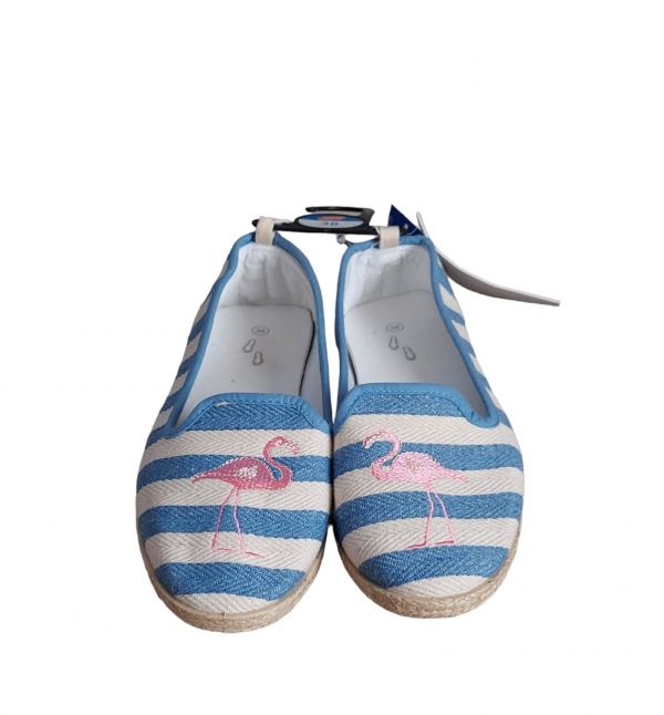 NOWE buty tenisówki espadryle Pepco 38 niebieski biały fleming